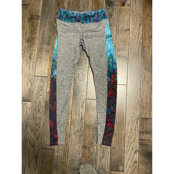 Lularoe Jordan Full Length Workout Leggings, Athletic, XS Gray Watercolor - Picture 1 of 3